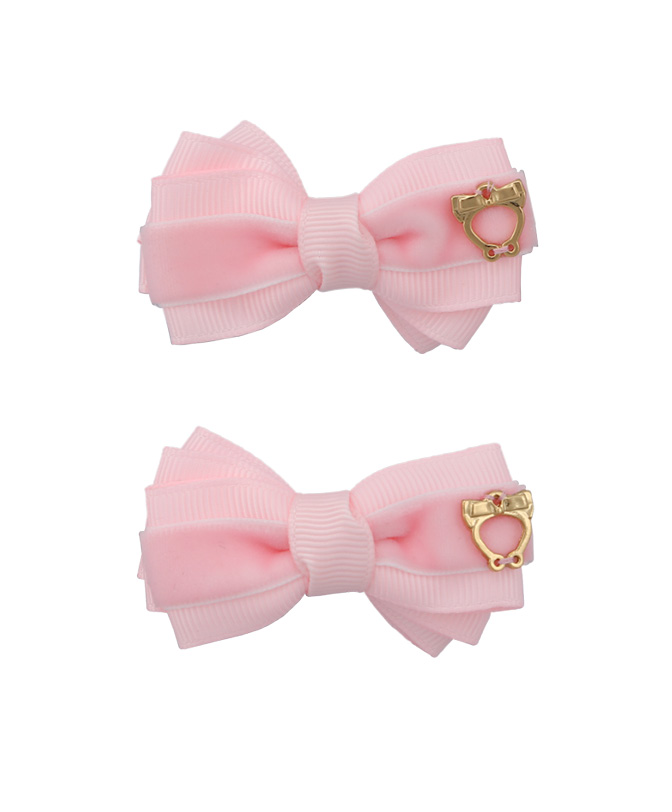 Baby Bow Clips Small – Light Pink