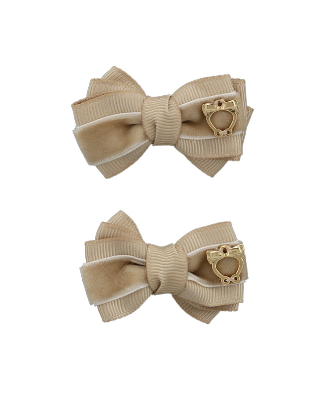 Baby Bow Clips Small – Candied Ginger