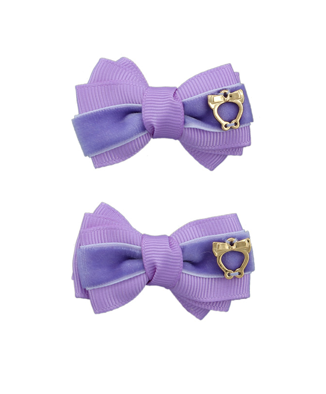Baby Bow Clips Small – Hyacinth
