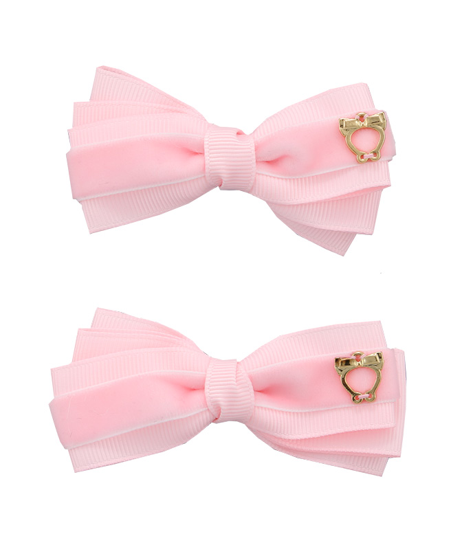 Baby Bow Clips Large – Light Pink