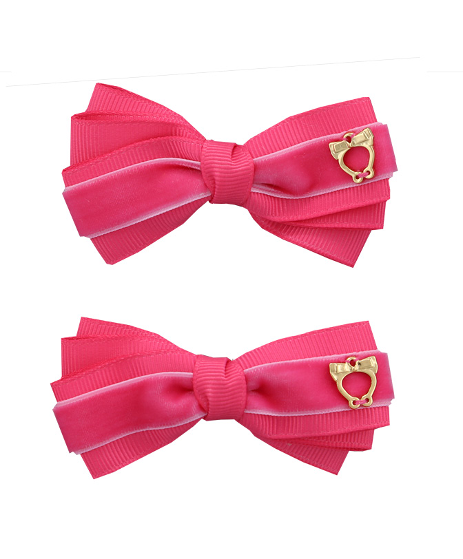 Baby Bow Clips Large – Virtual Pink