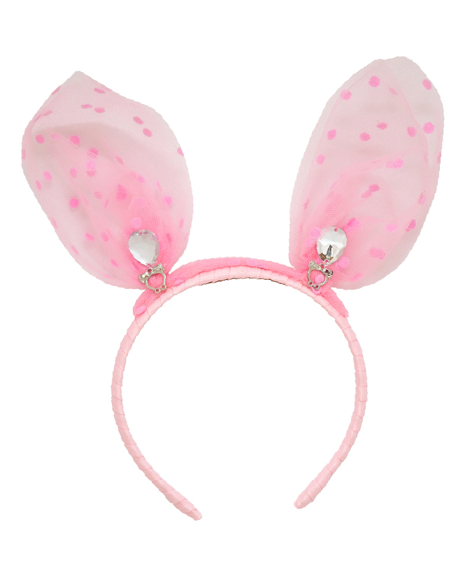 Baby Bunny Ears Polka - Light Pink - Sereni & Shentel