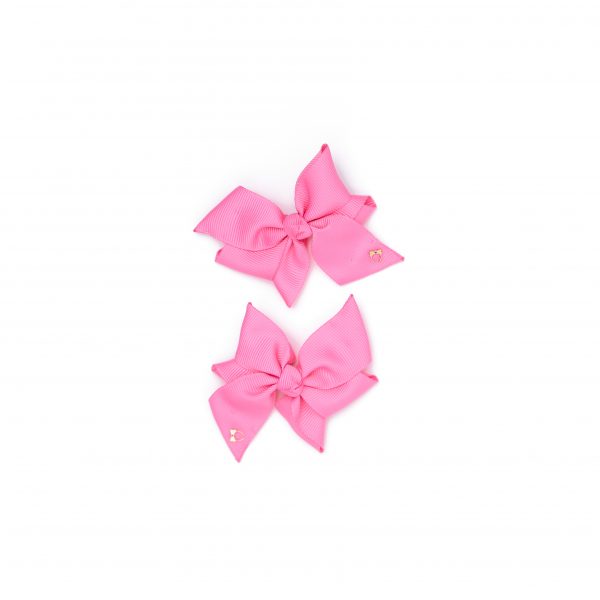 Blake Bow Clips 6cm – Hot Pink
